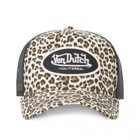 Casquette trucker léopard