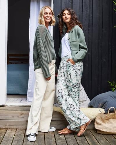 Pantalon fluide imprimé