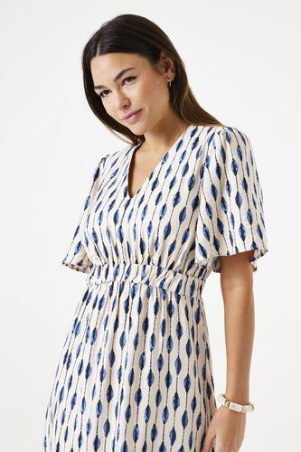 Robe longue imprimée