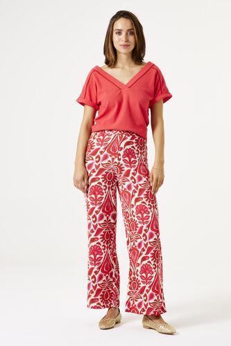 Pantalon fluide imprimé