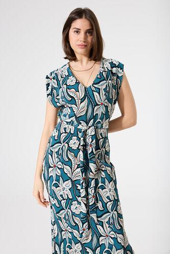 Robe longue imprimée