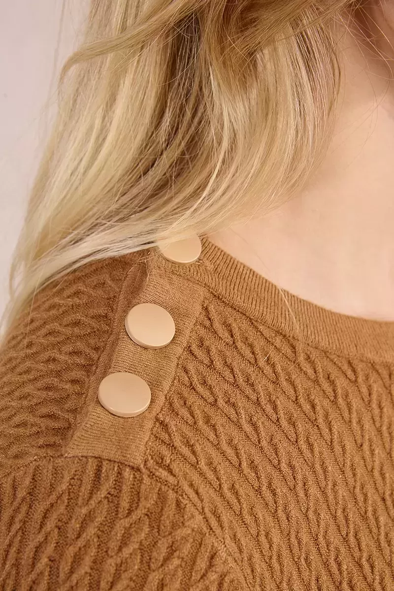 Pull maille torsadée