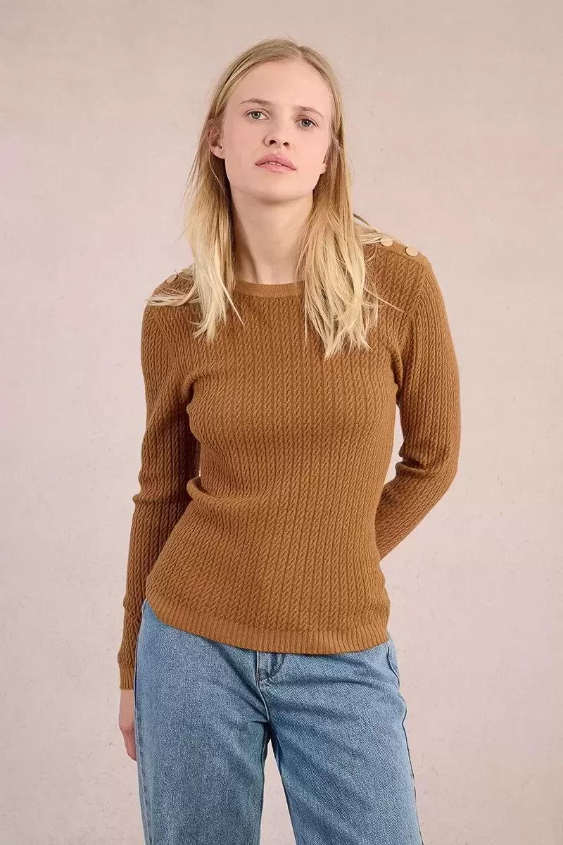 Pull maille torsadée