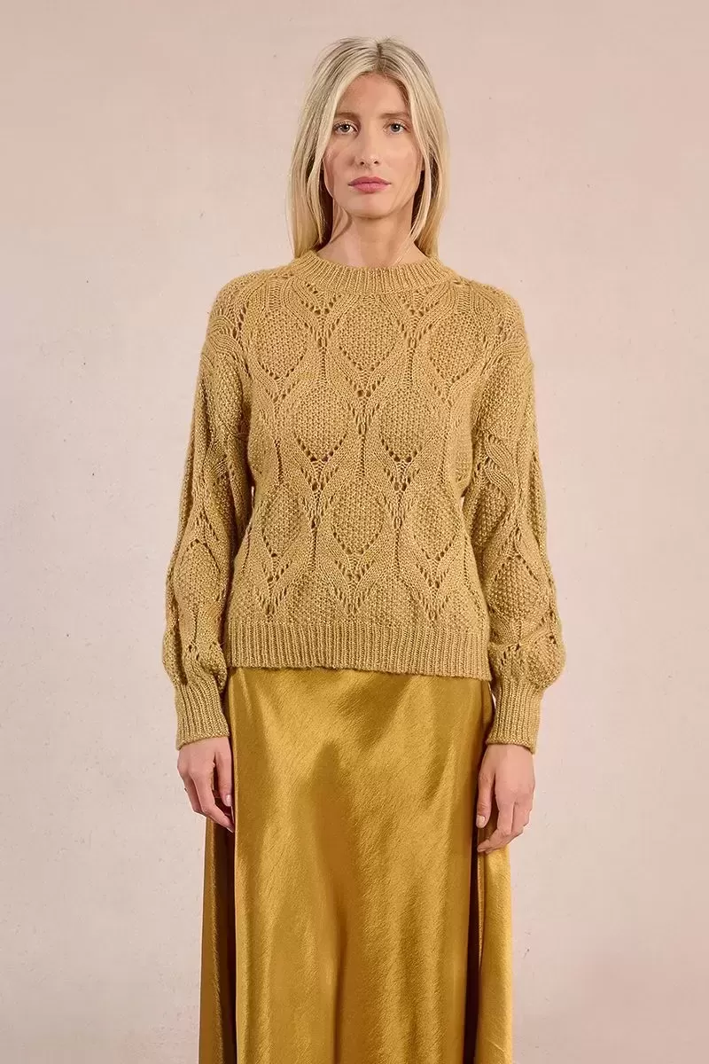 Pull en maille ajourée