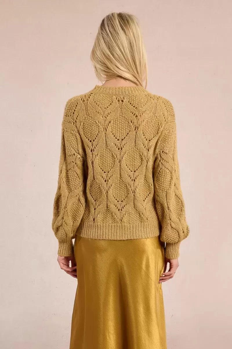 Pull en maille ajourée