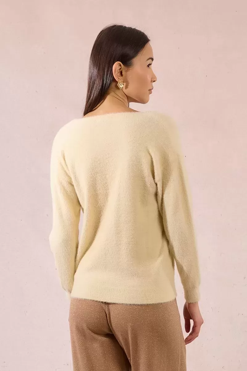 pull en maille texturée