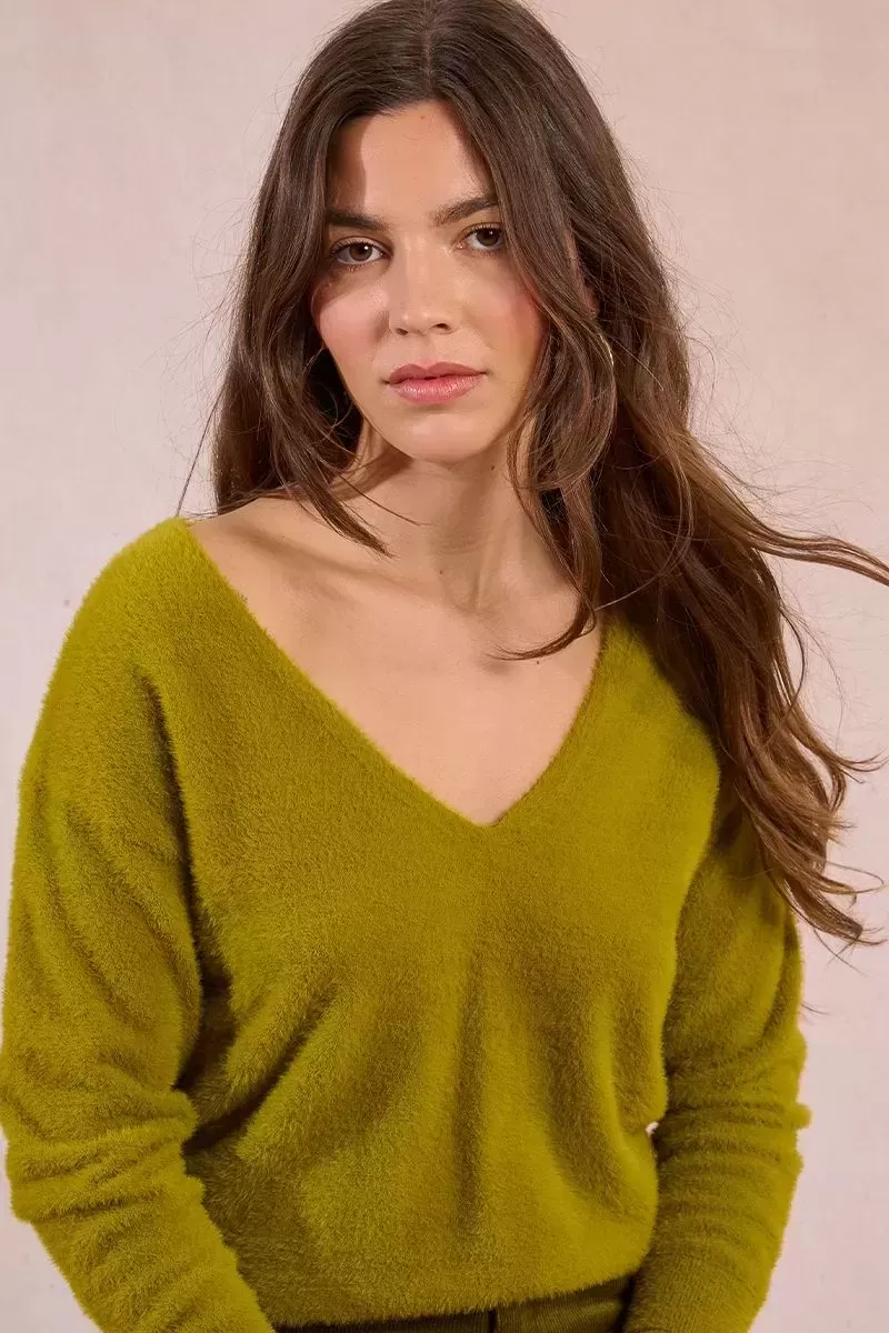 pull en maille texturée