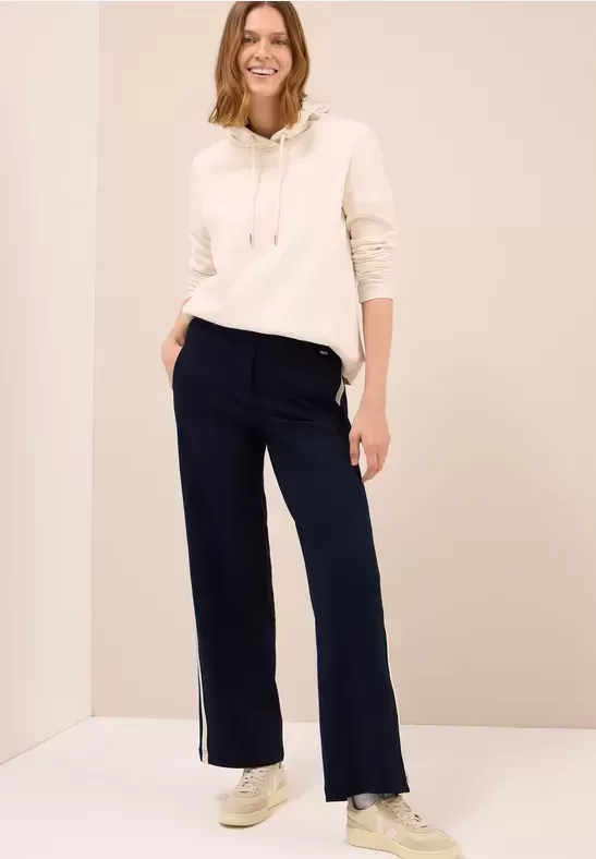 pantalon avec détail de bande