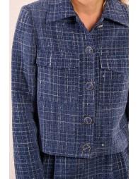 Veste courte en tweed