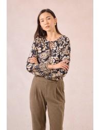 Blouse oversize imprimée