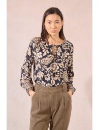 Blouse oversize imprimée