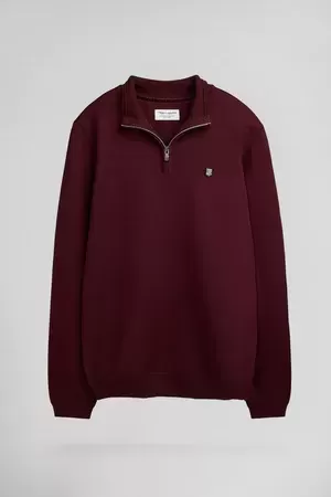 Pull col montant zippé marty