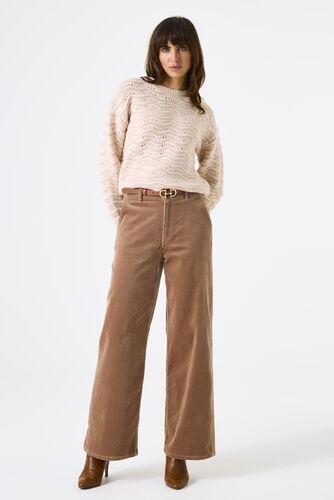 Pantalon en velours cotelé