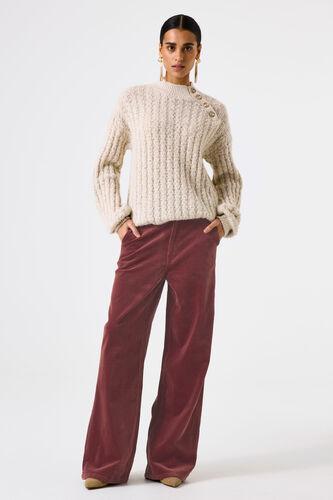 Pantalon en velours cotelé