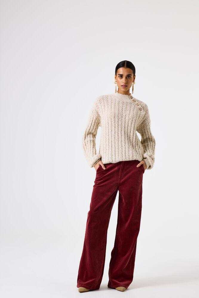 Pantalon en velours cotelé