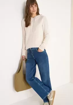 Pullover en maille bouclette