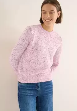 pullover en tricot à motifs