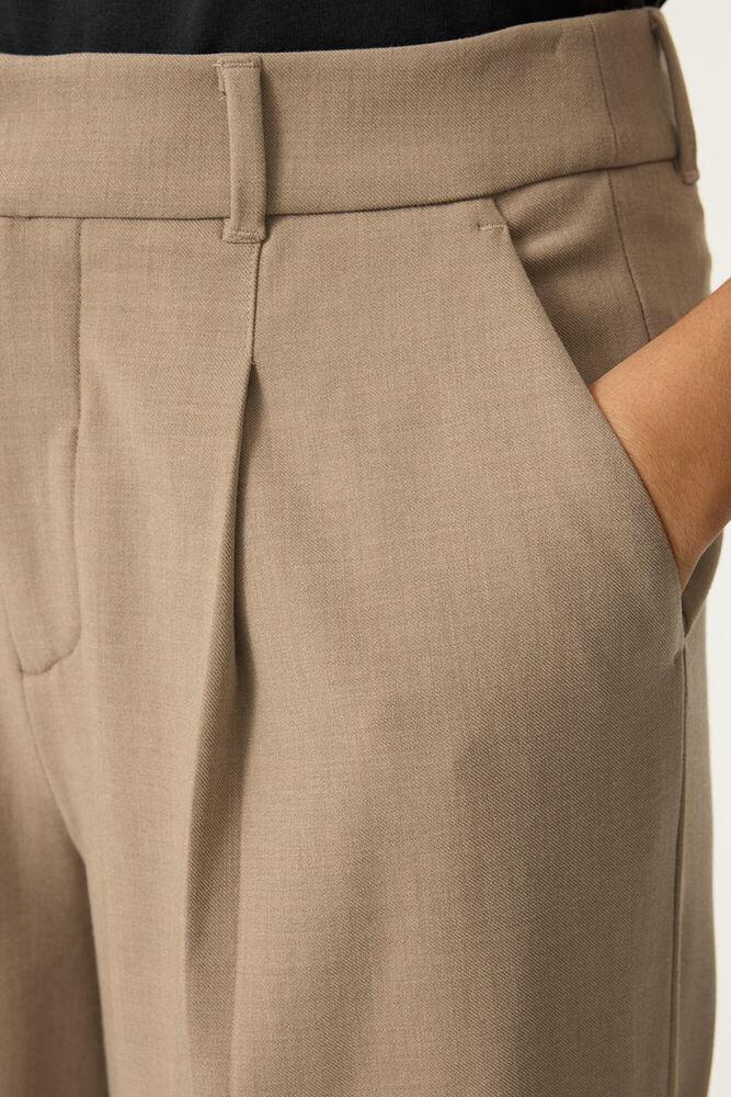 pantalon large taille haute