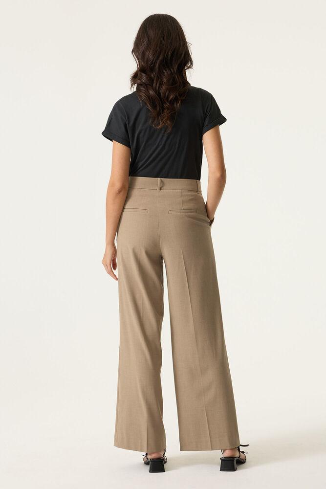 pantalon large taille haute