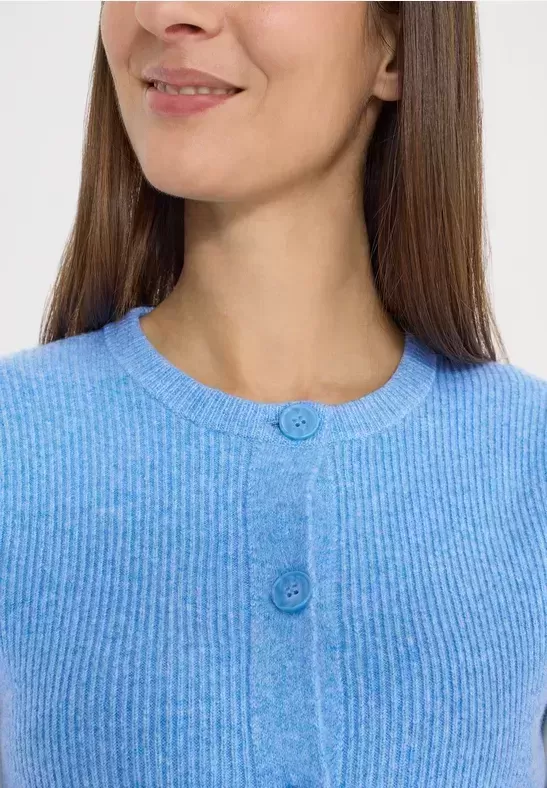 Gilet à structure cotelé