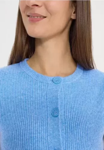 Gilet à structure cotelé