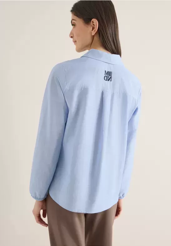 Blouse en couleur unie