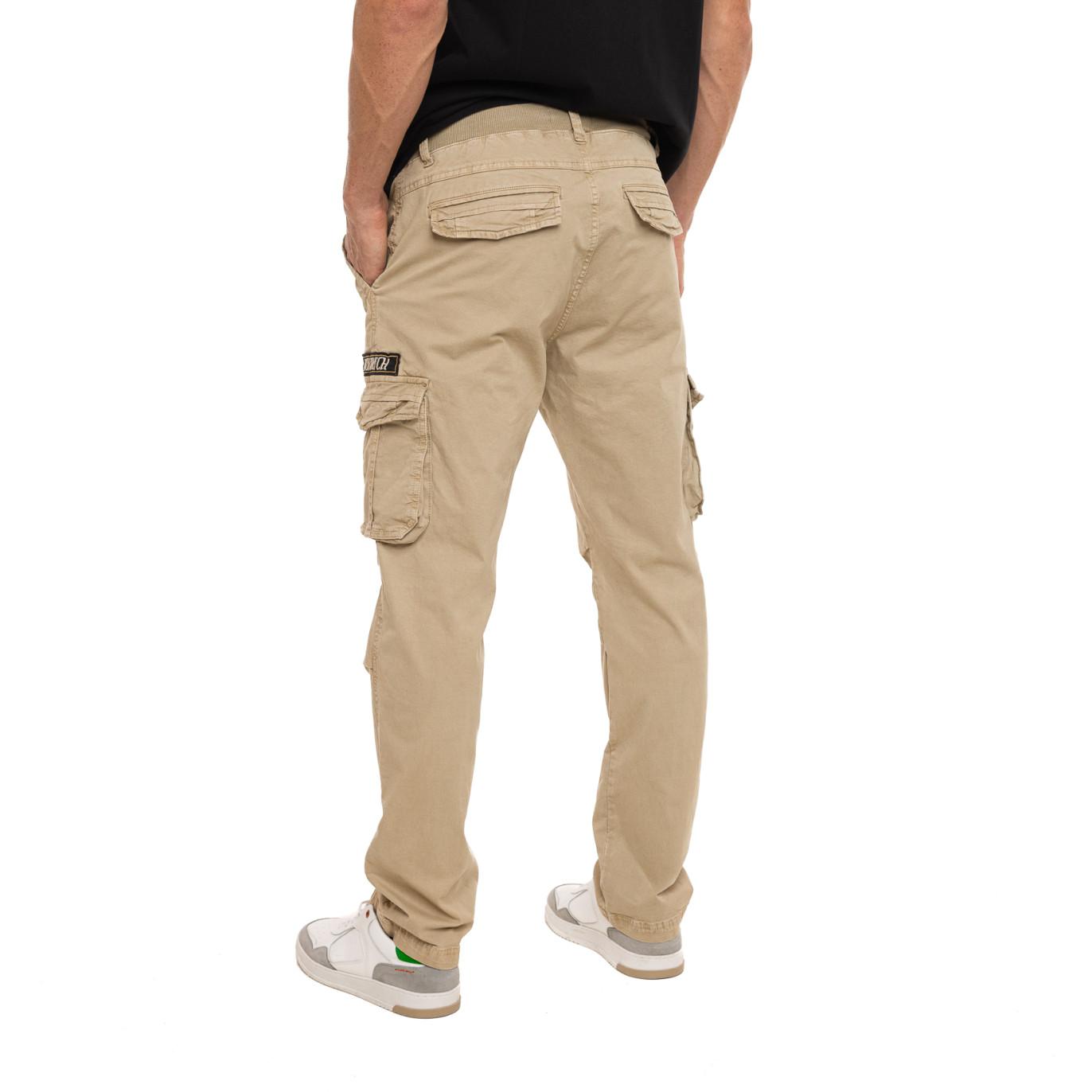 Pantalon en coton coupe droite