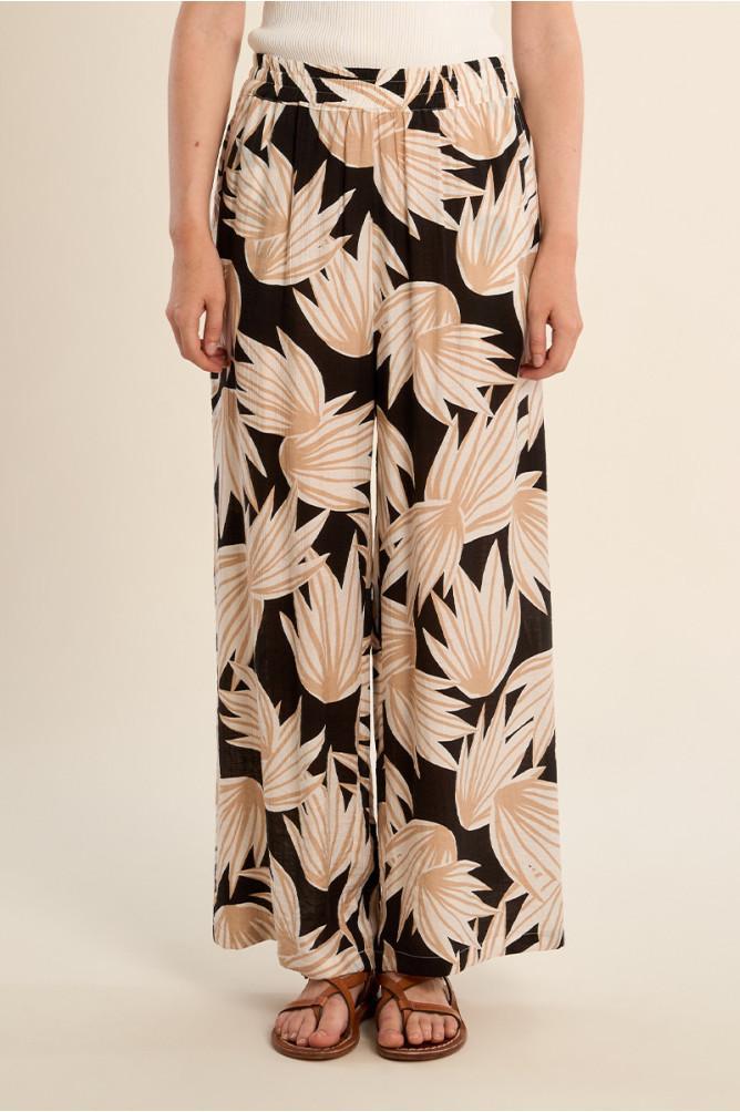 Pantalon fluide imprimé