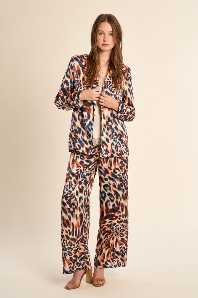 Blazer droit imprimé