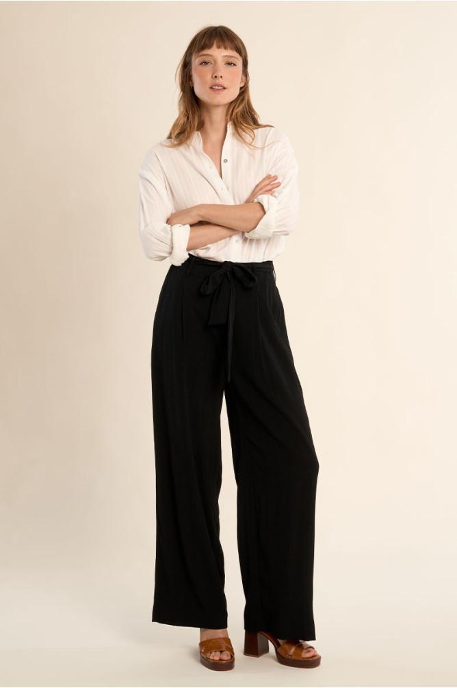 Pantalon taille haute nouable