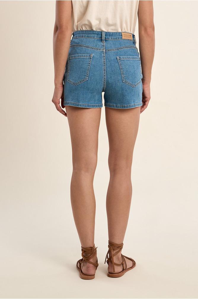 Short large en denim