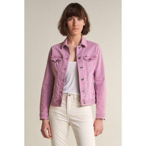 Veste en denim teint