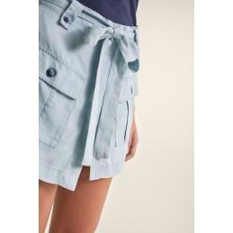 Jupe short en Tencel