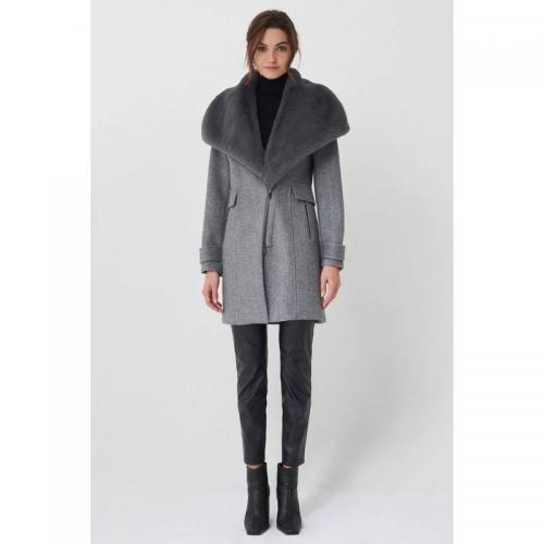 Manteau à fourrure synthétique